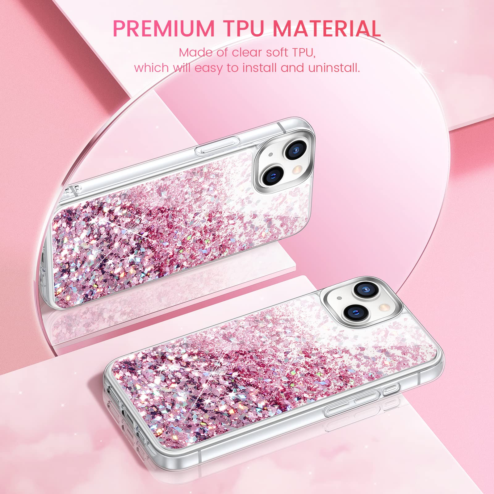 【数量限定】Caka ケース iPhone 13 グリッターケース、iPhone Amazon.co.jp: Caka ケース iPhone 13 Mini グリッター電話